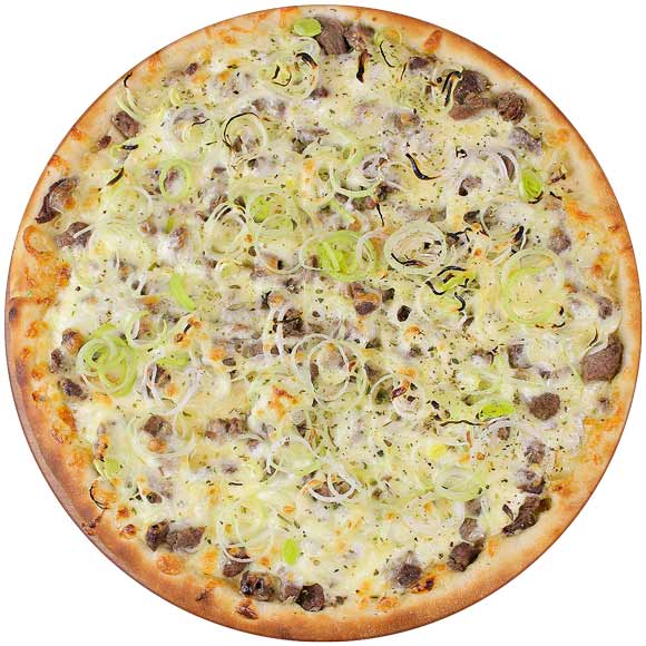 Pizza Filé com alho - Rocha Fatias - Pizzaria