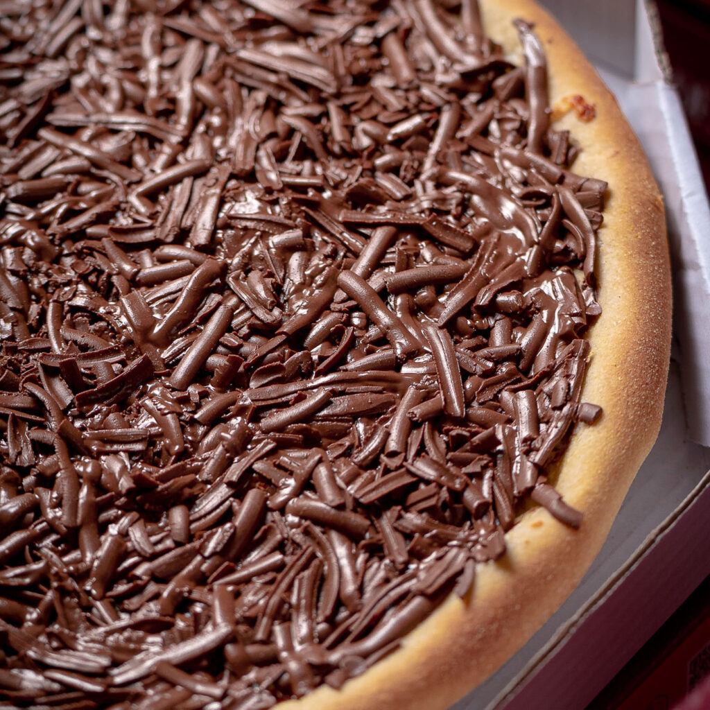 Pizza Chocolate - Rocha Fatias